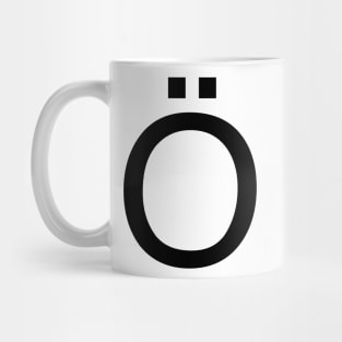 Helvetica Ö Mug